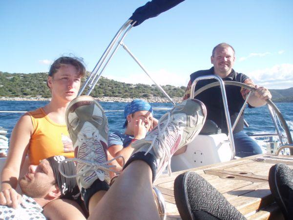 Chorvatsko, Šukošan, září 2007 > jachta 09-2007 070