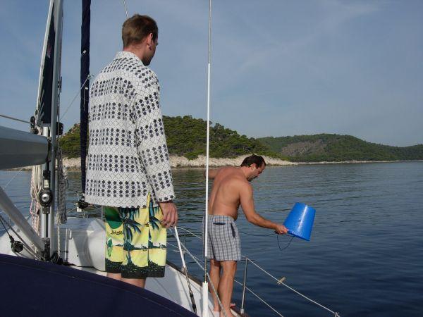 Chorvatsko, Šukošan, září 2007 > jachta 09-2007 171