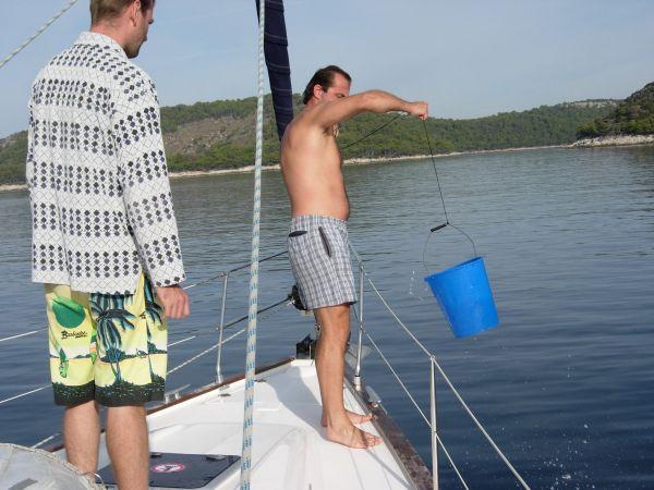 Chorvatsko, Šukošan, září 2007 > jachta 09-2007 174