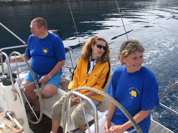 Chorvatsko, Šukošan, září 2007 > jachta 09-2007 186