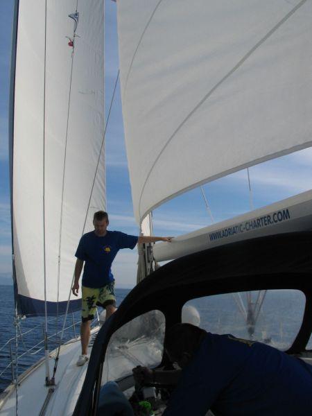 Chorvatsko, Šukošan, září 2007 > jachta 09-2007 205