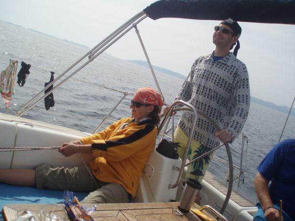 Chorvatsko, Šukošan, září 2007 > jachta 09-2007 217