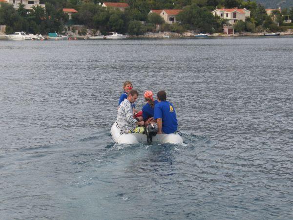 Chorvatsko, Šukošan, září 2007 > jachta 09-2007 257