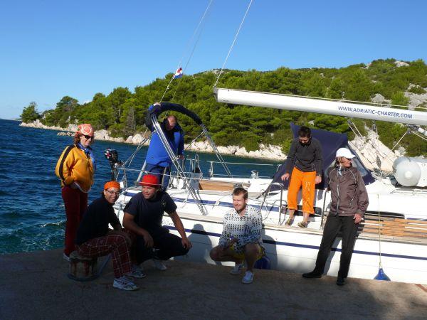 Chorvatsko, Šukošan, září 2007 > jachta 09-2007 519