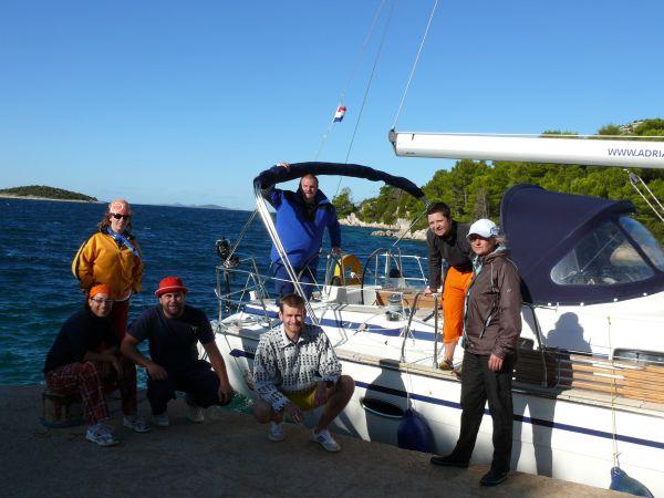 Chorvatsko, Šukošan, září 2007 > jachta 09-2007 520