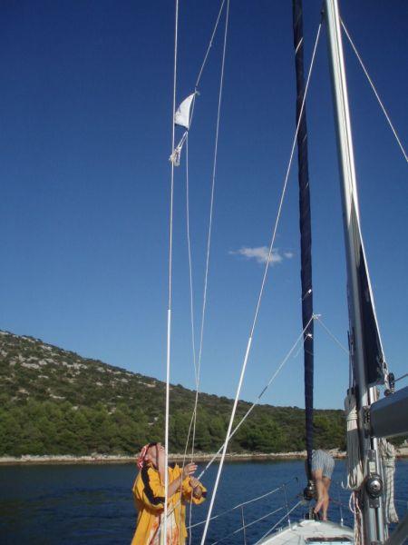 Chorvatsko, Šukošan, září 2007 > jachta 09-2007 563